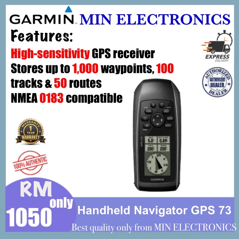 Garmin Gps 73 Handheld Navigator Shopee Malaysia