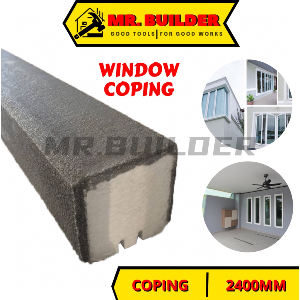 MR. BUILDER Window Coping 2400MM Length Light weight Decor Coping ...