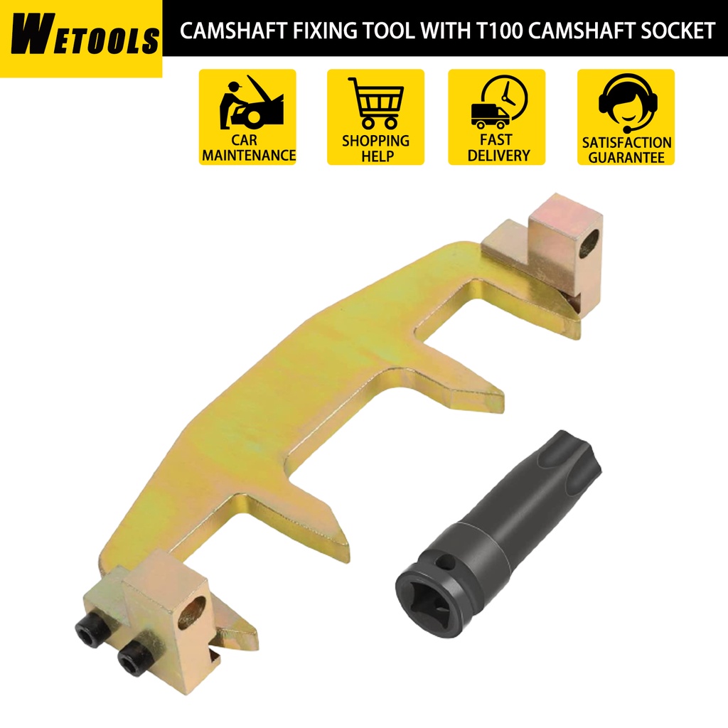 Engine Timing Tool Portable Camshaft Locking Tool Camshaft Fixing Tool with T100 Camshaft Socket