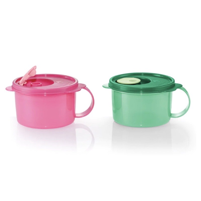 Tupperware CrystalWave Soup Mug 460ml (1 or 2pc)/ Microwaveable Soup