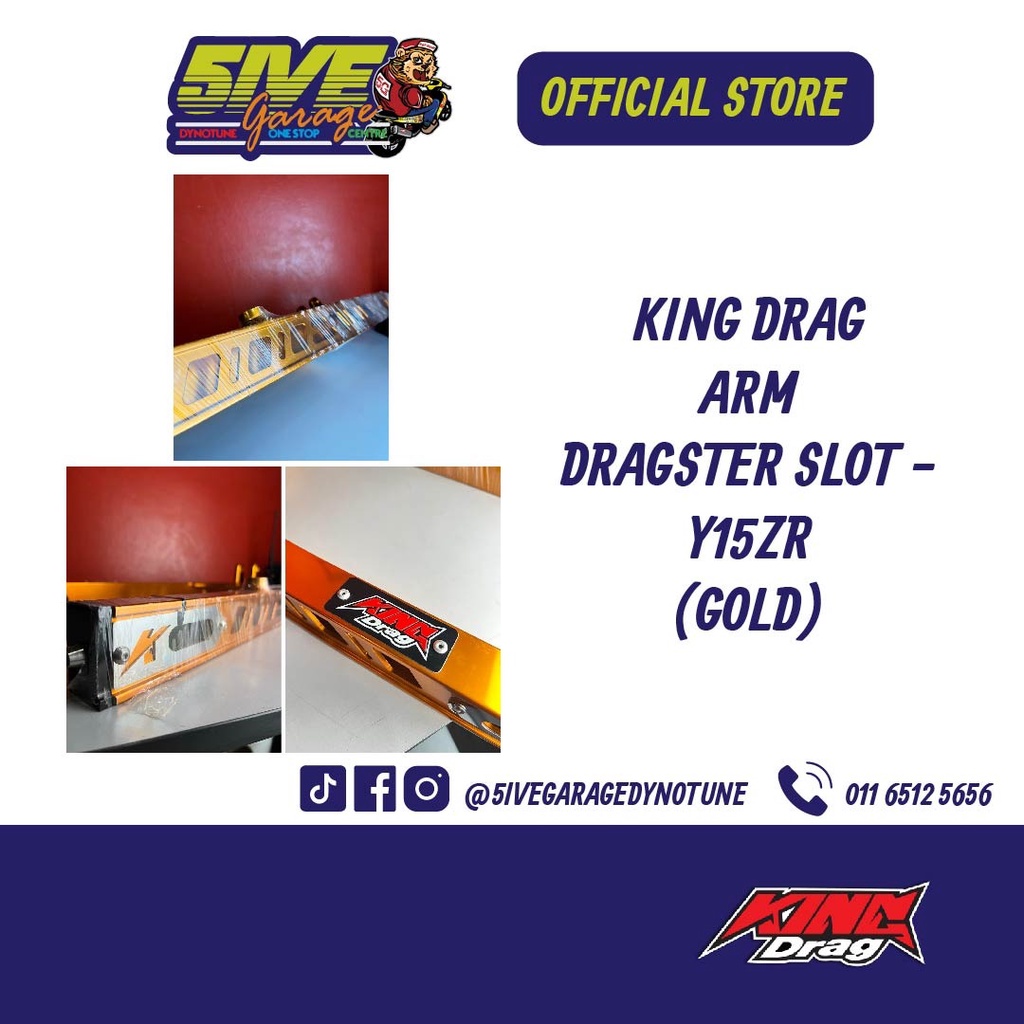 (ORIGINAL) ARM KING DRAG DRAGSTER SLOT PNP Y150ZR Shopee Malaysia