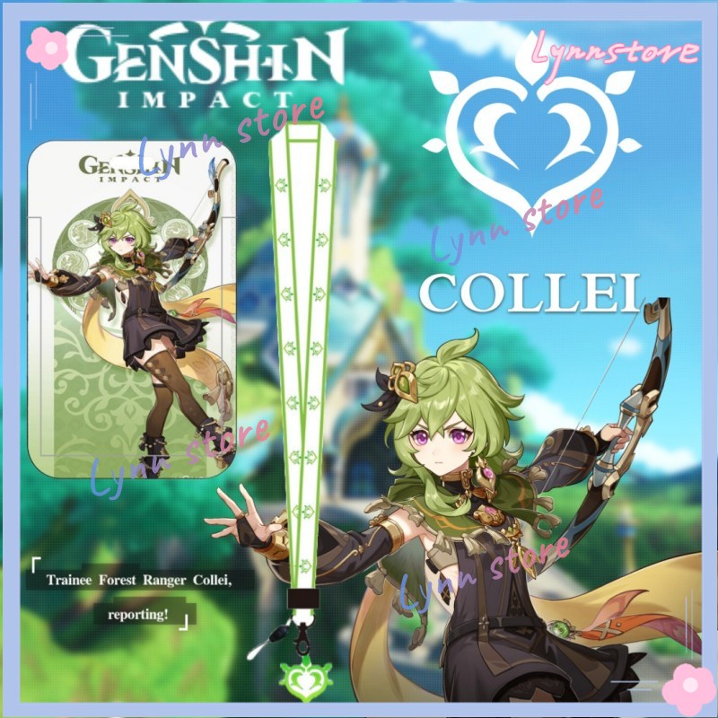 GENSHIN IMPACT Card Cover Cartoon Nilou Layla Yelan Cyno Dori Collei 