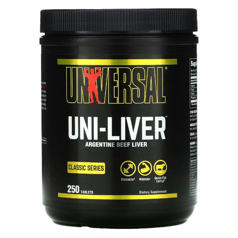 Universal Nutrition, Classic Series, UniLiver, Argentine Beef Liver