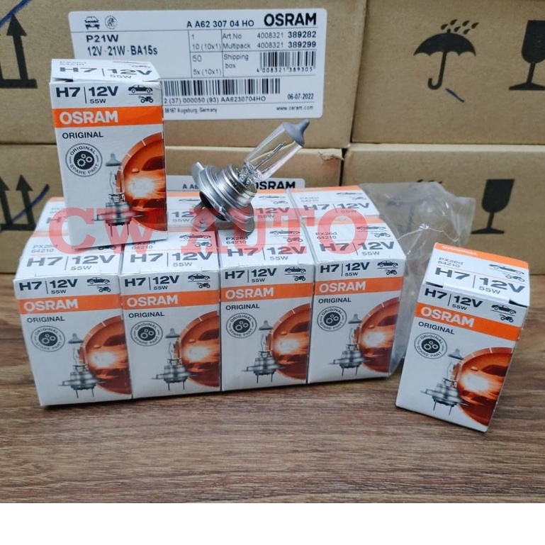 Osram H7 12V 55W Halogen Light Bulb ( Made In Germany ) | Shopee Malaysia