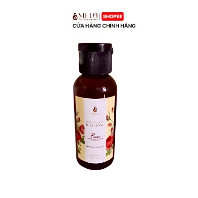 Mela Rose NonAlcoholic Makeup Remover Safe For Oily Skin, Moisturizing And Cleansing 50ml