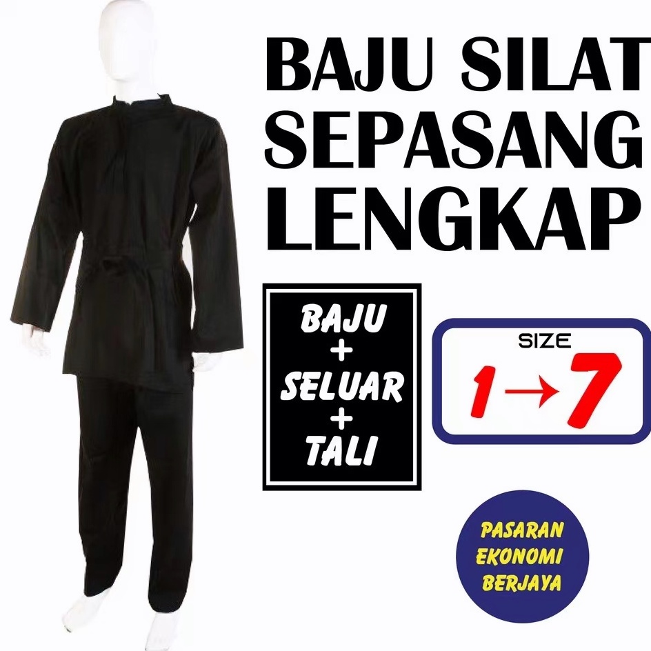 [Tawaran Khas Hari Ini]BAJU SILAT UNIFORM KANAK KANAK seluar silat