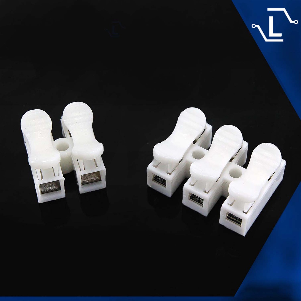 [Luminense] Fast Wire Connector CH CH2 CH3 Reusable Terminal Block Safe Spring Quick Connector