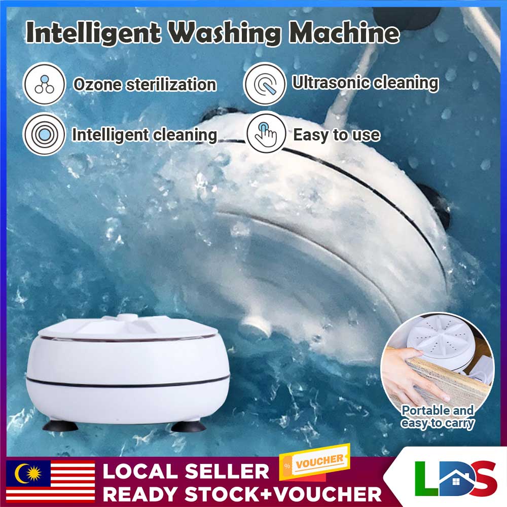 LDS Portable USB Mini Turbo Washer Ultrasonic Washing Machine Portable