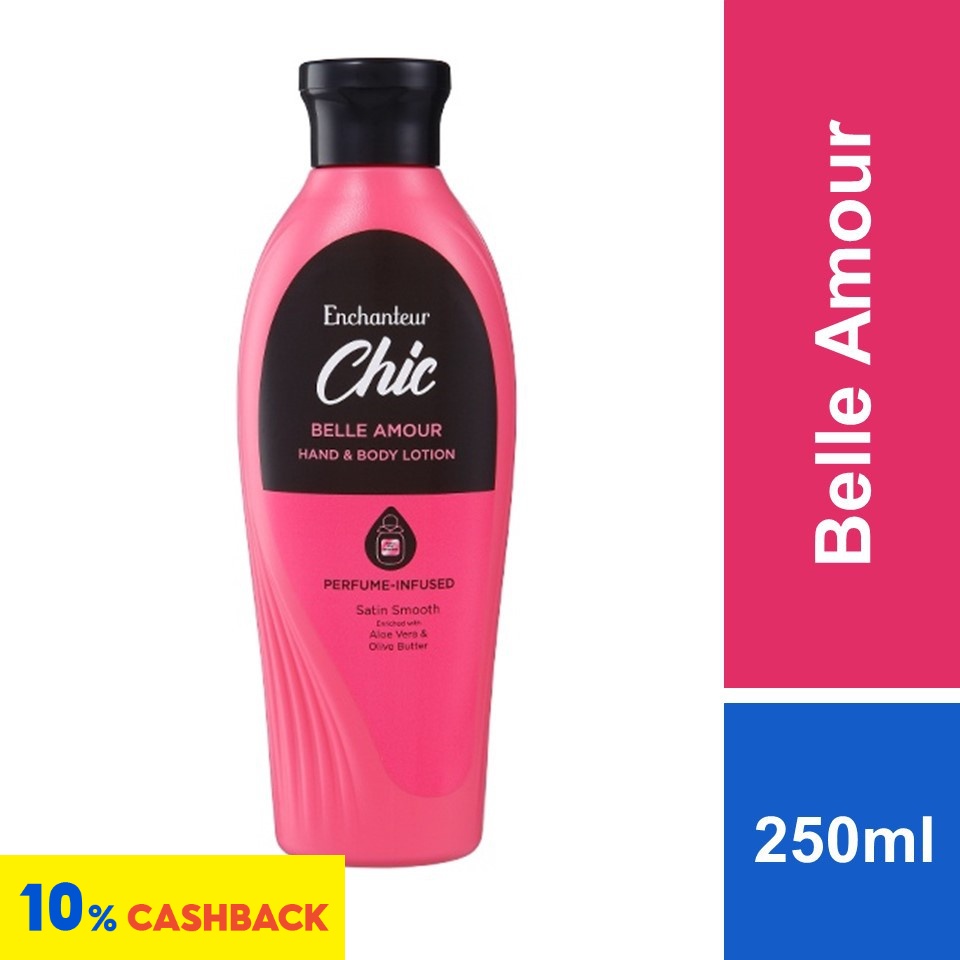 Enchanteur Chic Belle Amour Hand & Body Lotion (250ml)