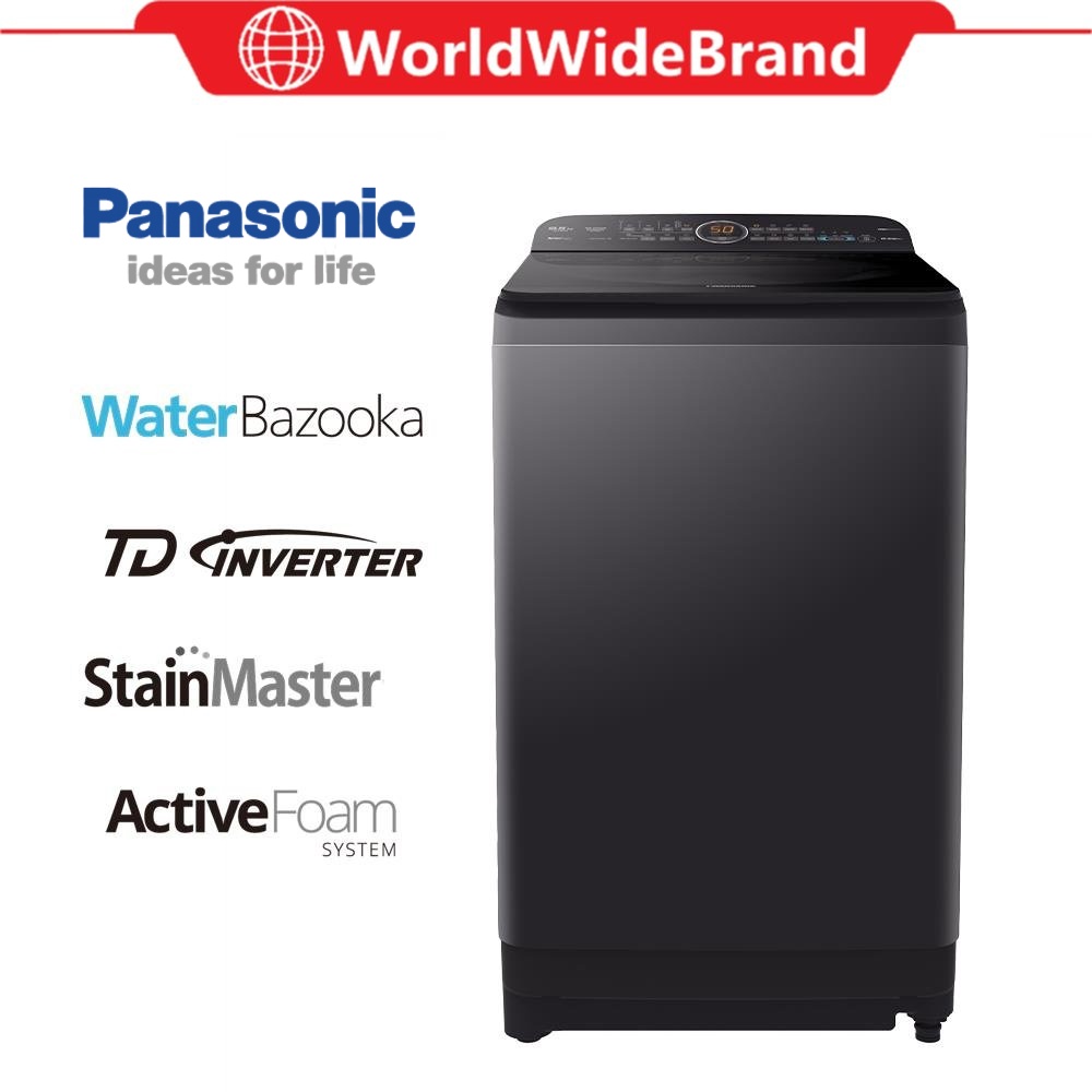 Panasonic 9.5KG Top Load Washing Machine NAFD95X1BRT, NAFD95X1