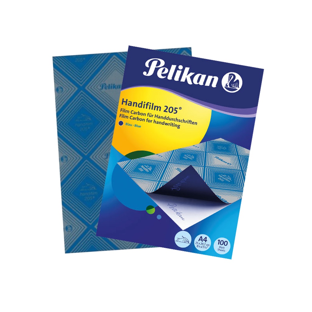 Pelikan Carbon Paper Handifilm 205 A4 BLUE (100 Sheets) Shopee Malaysia