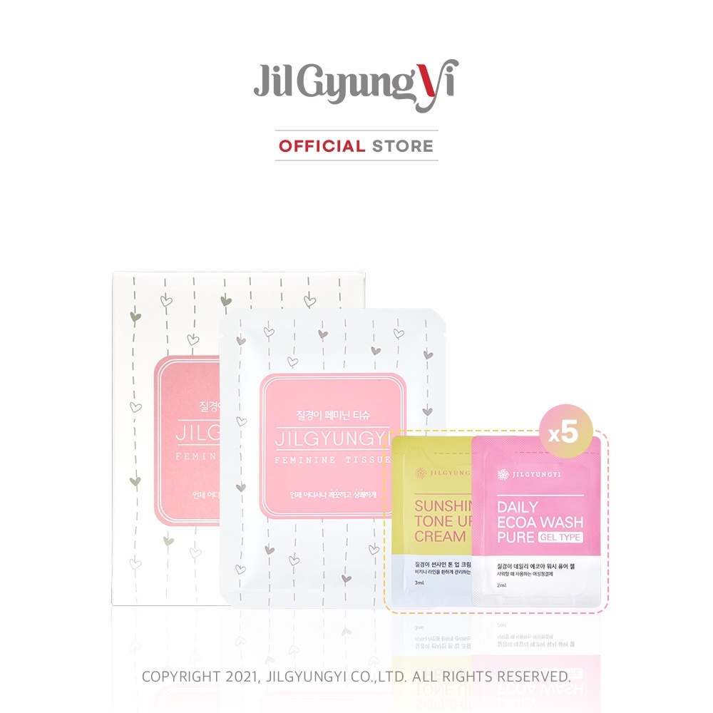 [Jilgyungyi Official] Feminine Tissue(10Wipes)(*expiration date 2023.02