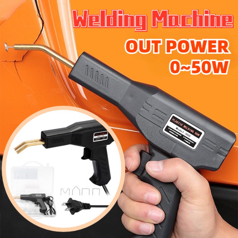 Plastic Welding Machine Pvc Car Bumper Repair Welder Garage Hot Stapler 