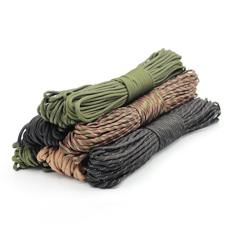 5 Meters / 10 Meters Parachute Cord Lanyard Outdoor Camping Rope Climbing Hiking Survival Equipment Tent Accessories