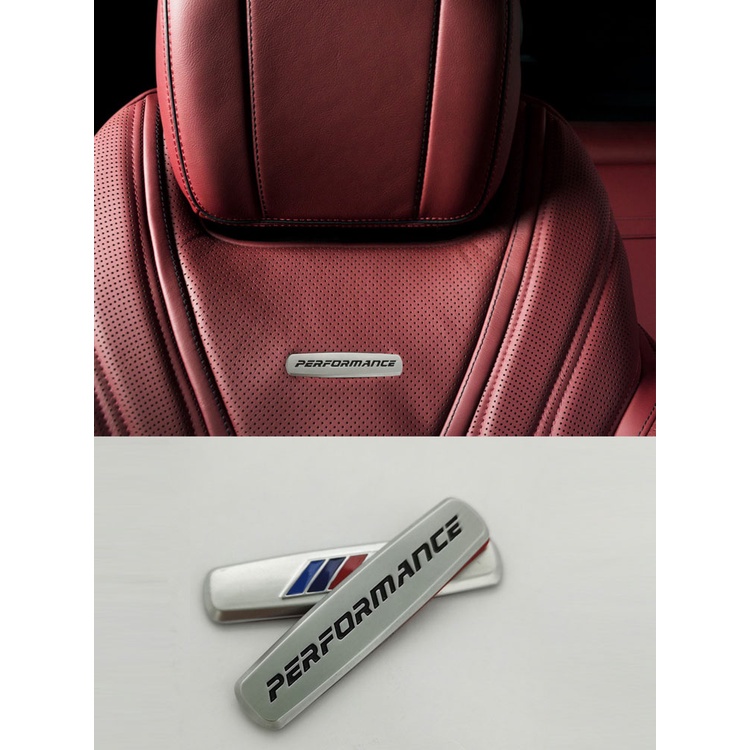 Car Metal Seat Sticker For BMW M PERFORMANCE E34 E30 E60 E39 E36 E46 E90 E91 E92 F10 F20 F30 X1 X3 X4 X5 X6 X7 M3 M5 M8 Stickers