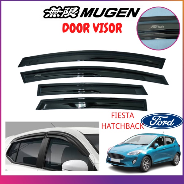 Ford Fiesta Hatchback 20082017 High Quality Mugen Door Visor Air Press