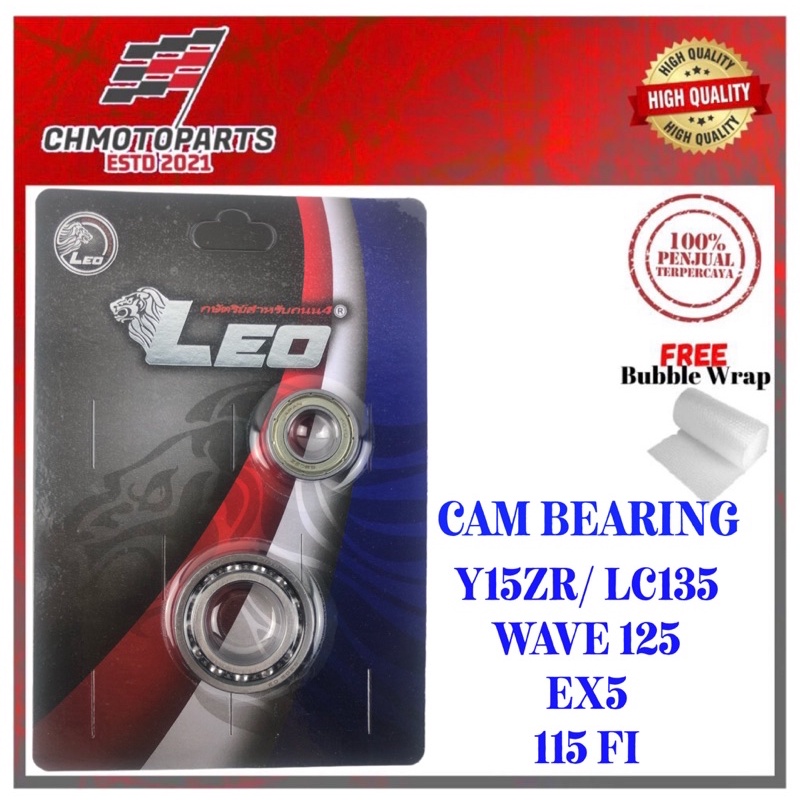 Leo racing cam shaft camshaft bearing set Y15/LC135/115 FI/ WAVE 125