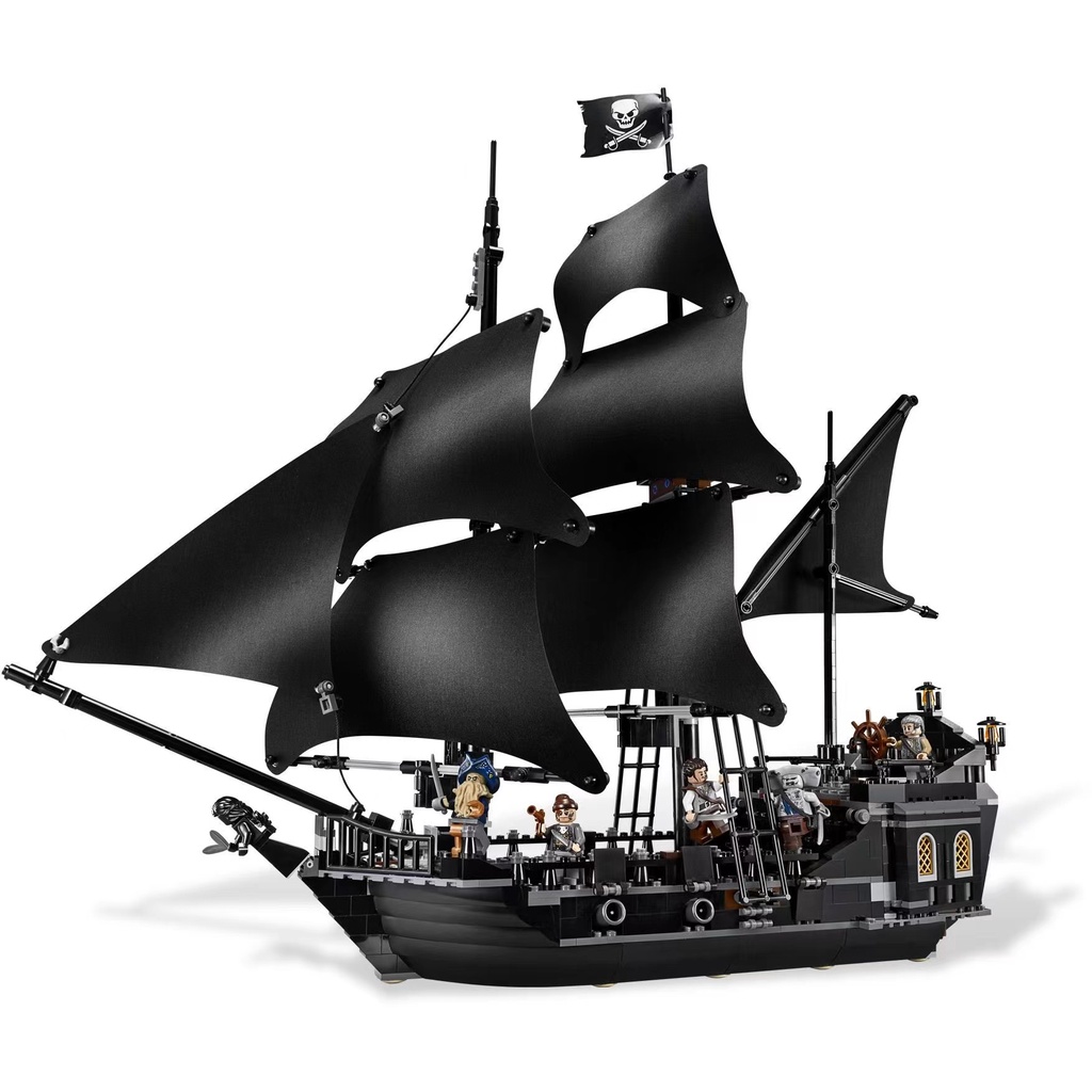 875Pcs|Pirates of the Caribbean The Black Pearl Building Blocks Educational Toys Compatible with Lego Gifts for Kids