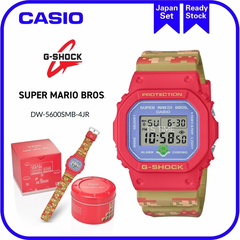 キャンプ用品に参入 CASIO G-SHOCK DW-5600SMB-4JR マリオ コラボ ...