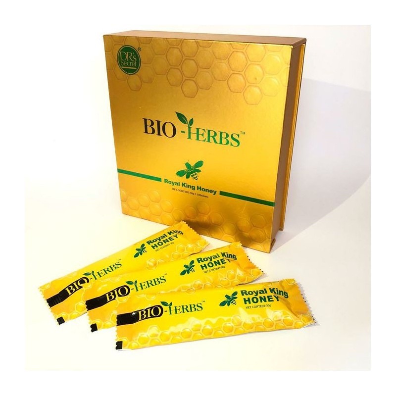 Bio Herbs Royal King Honey for Men ( 10 sachets x 30g) | Shopee Malaysia