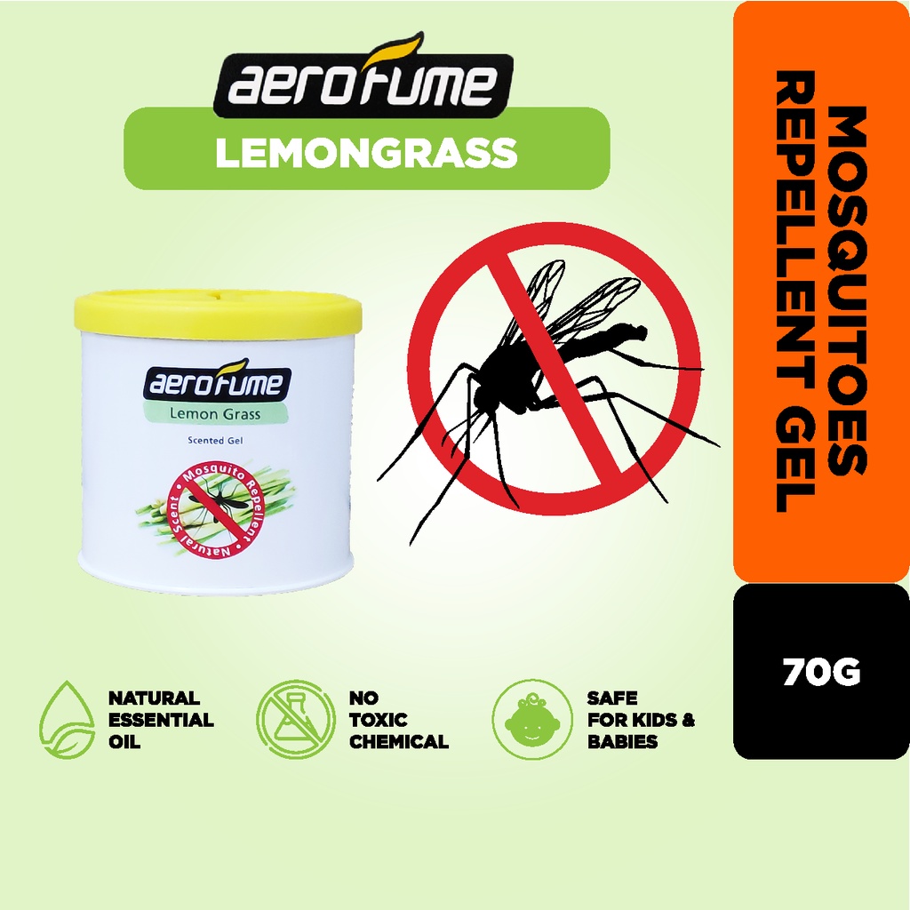 Aerofume Scented Gel Air Freshener (Mosquito Repellent) Room Car