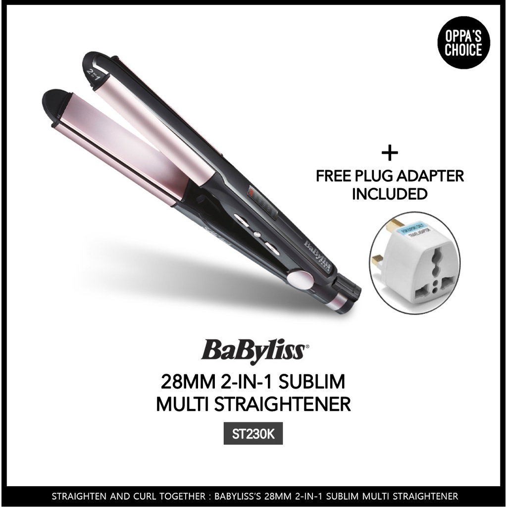 BABYLISS ST280E Diamond Straightener XXL - Prices and Promotions - Mar 2023  | Shopee Malaysia