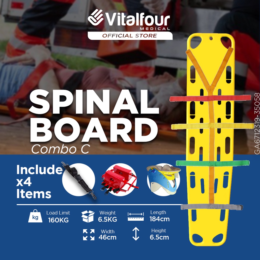 VitalFour Ambulance Spinal Board Spine Board (MDA Approved) Shopee Malaysia