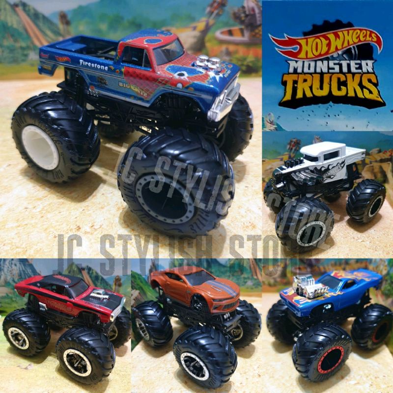 HOT WHEELS MONSTER TRUCK CLASSIC CRASHERS 2022 BONE SHAKER | Shopee ...