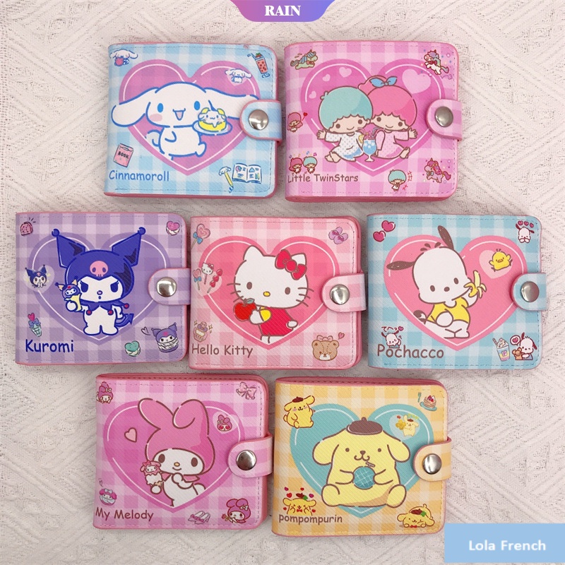 Cartoon Hello Kitty Kuromi Cinnamoroll Melody Pom Pom Purin Anime ...