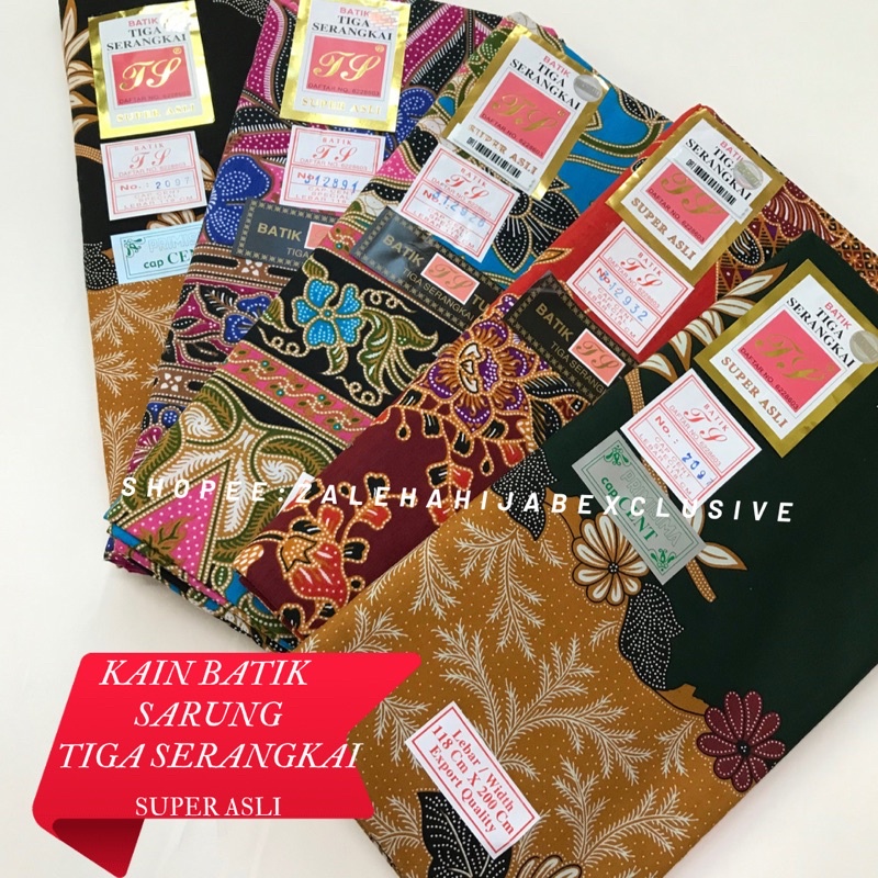 Tiga Serangkai Super Asli Batik Sarung Tiga Serangkai By Zaleha