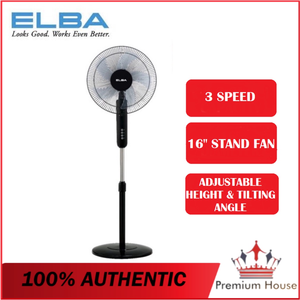 Toshiba 16 5 Blades Stand Fan F Lsa10 W My Elba Esf J1656 Bk 16 Inch 5 Blades Stand Fan Midea Mf 16fs18c Mf 16fs10 Shopee Malaysia