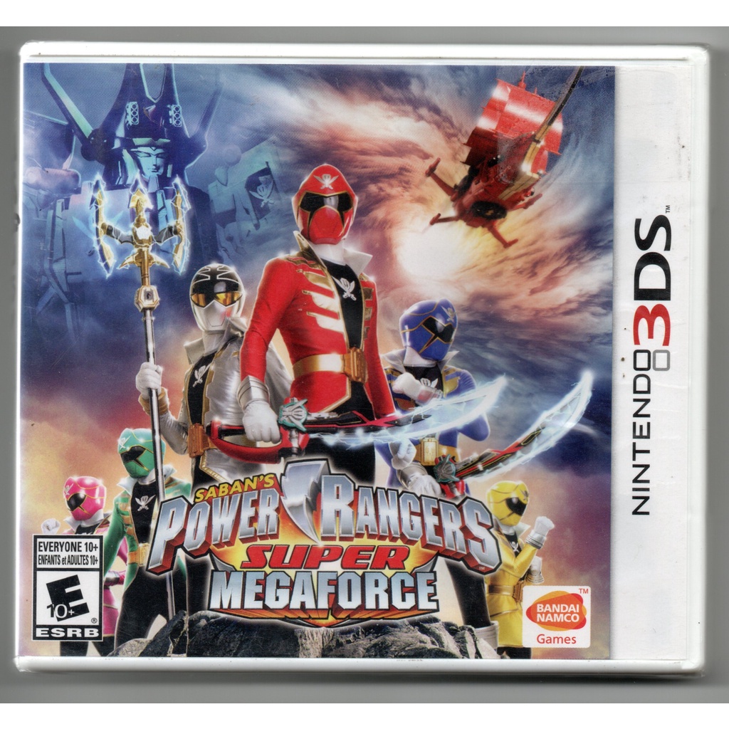 (NEW & SEALED) NINTENDO 3DS SABAN'S POWER RANGERS SUPER MEGAFORCE (US
