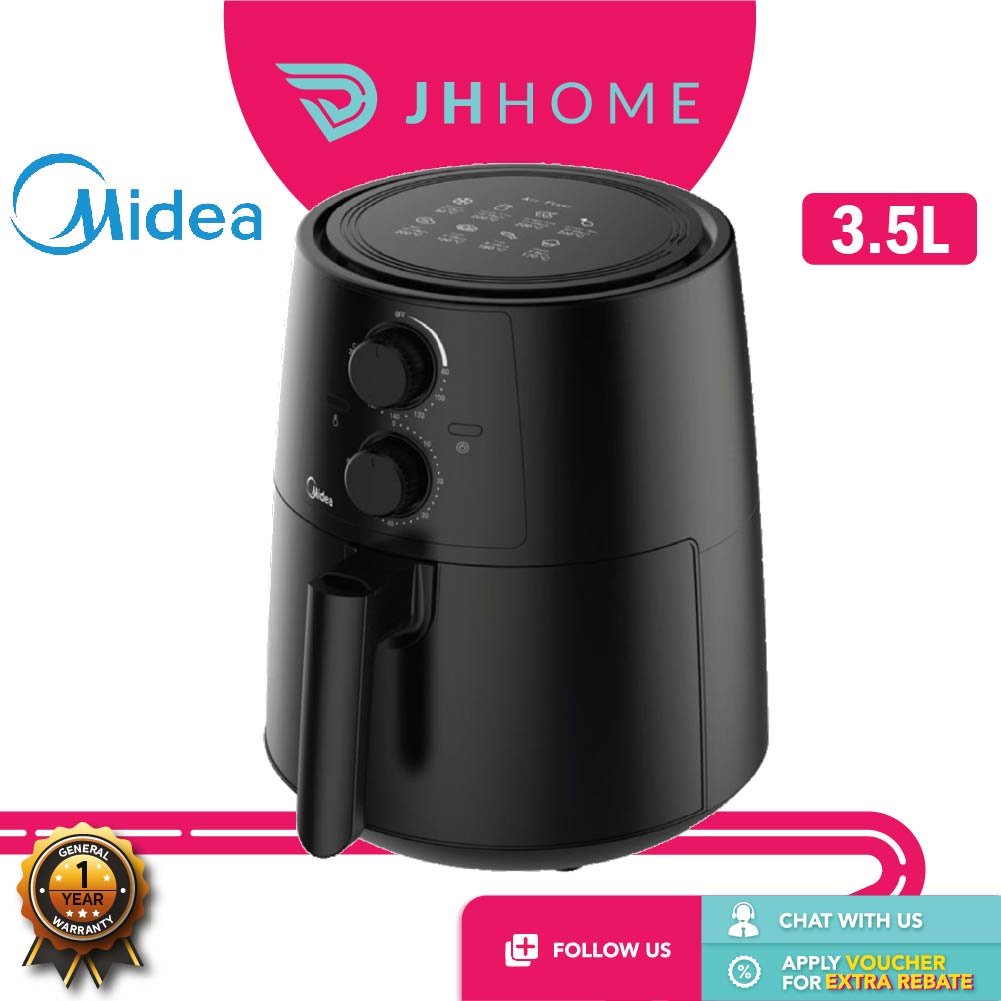 Midea 3.5L Air Fryer MAF-35A | 3D Rapid Air Circulation | Shopee Malaysia