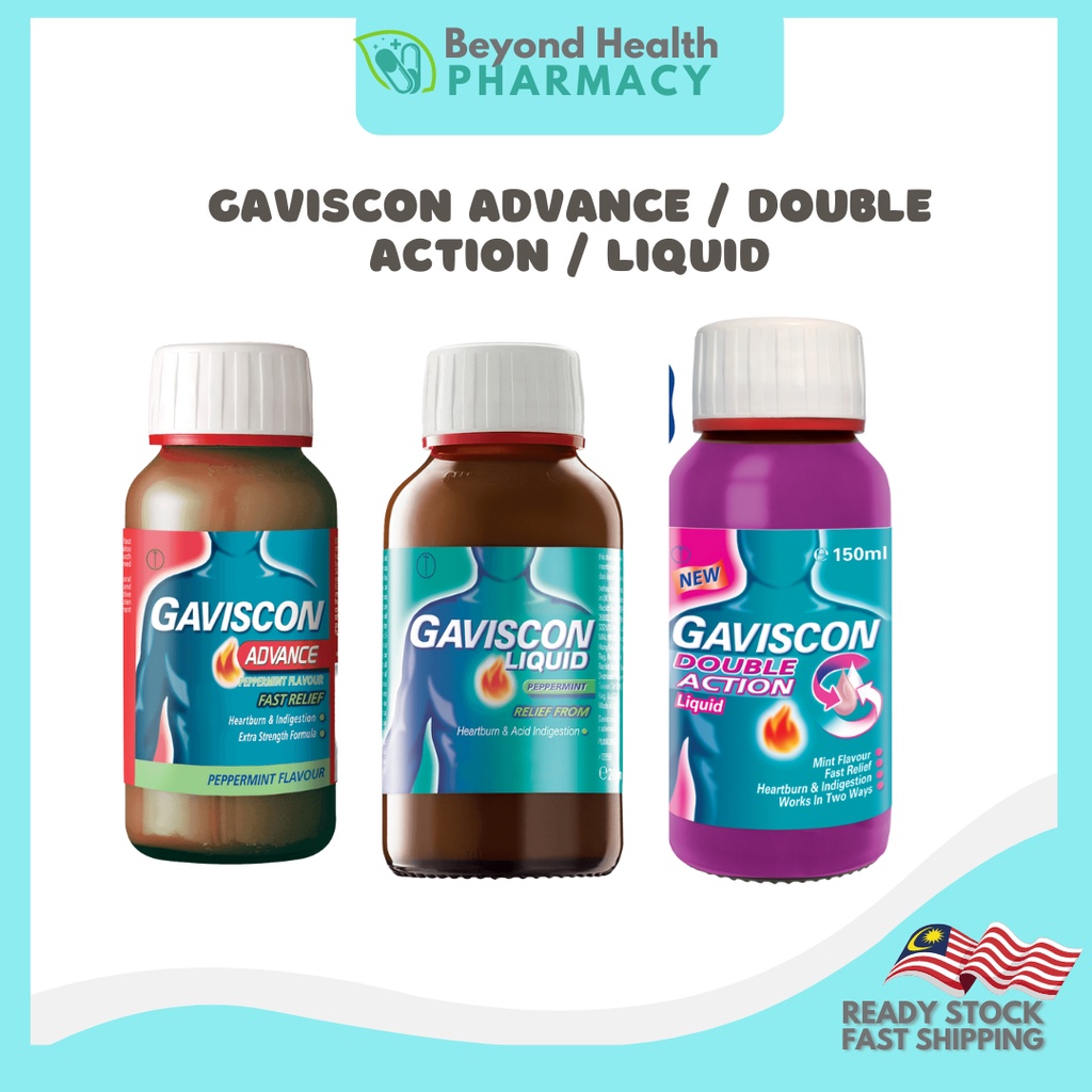 GAVISCON DOUBLE ACTION 150ML / GAVISCON ADVANCE 150ML / GAVISCON LIQUID