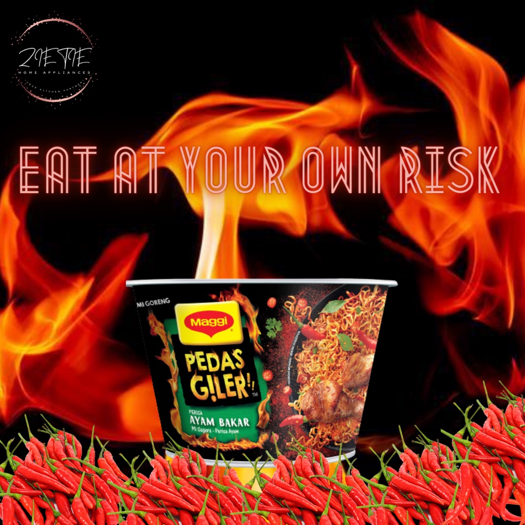 Maggi Pedas Giler X Ghost Pepper Shopee Malaysia