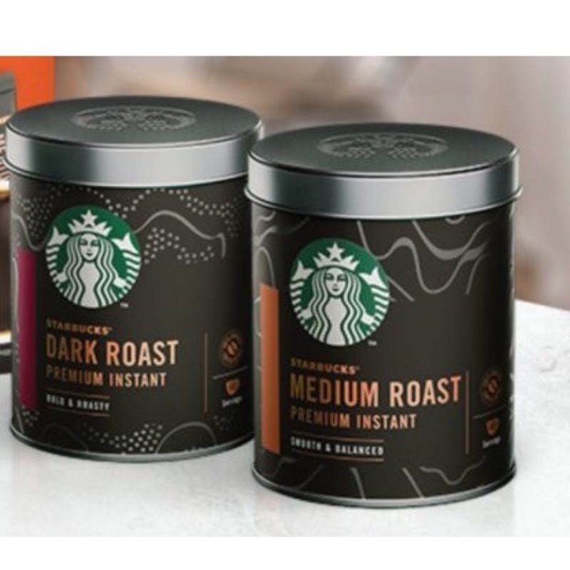 STARBUCKS Premium Instant Coffee (90g Tin) Shopee Malaysia