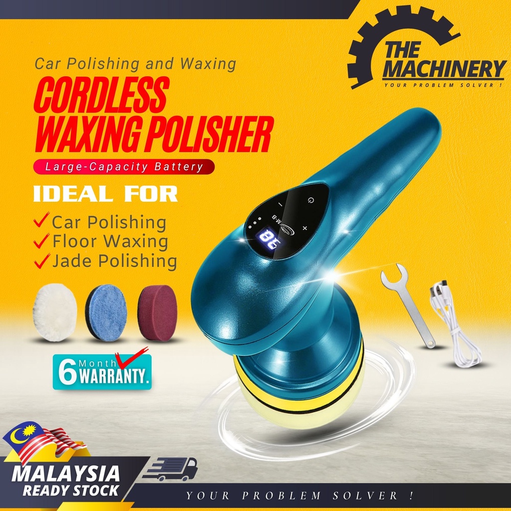 Cordless Waxing Polisher Mesin Polish Kereta Car Polisher Cordless Set