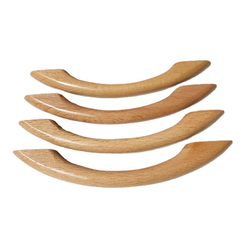 Modern minimalist furniture solid wood handle beech bridge drawer door