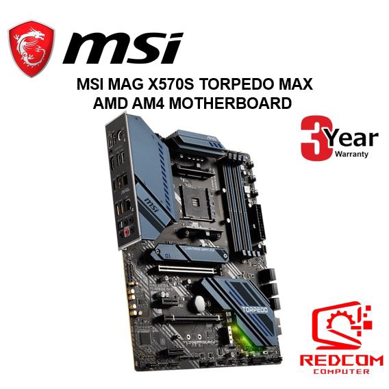 MSI MAG X570S TORPEDO MAX AMD AM4 MOTHERBOARD Shopee Malaysia