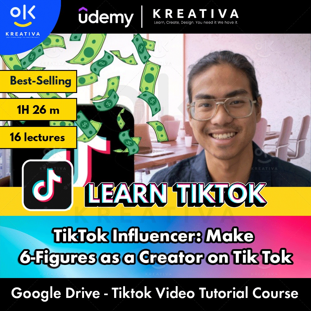 Video Course Tiktok Influencer Make 6 Figures As A Creator On Tik Tok