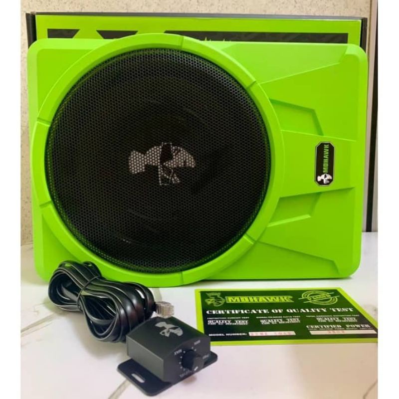 Mohawk Underseat Active Subwoofer 10''' with Remote Woofer Proton