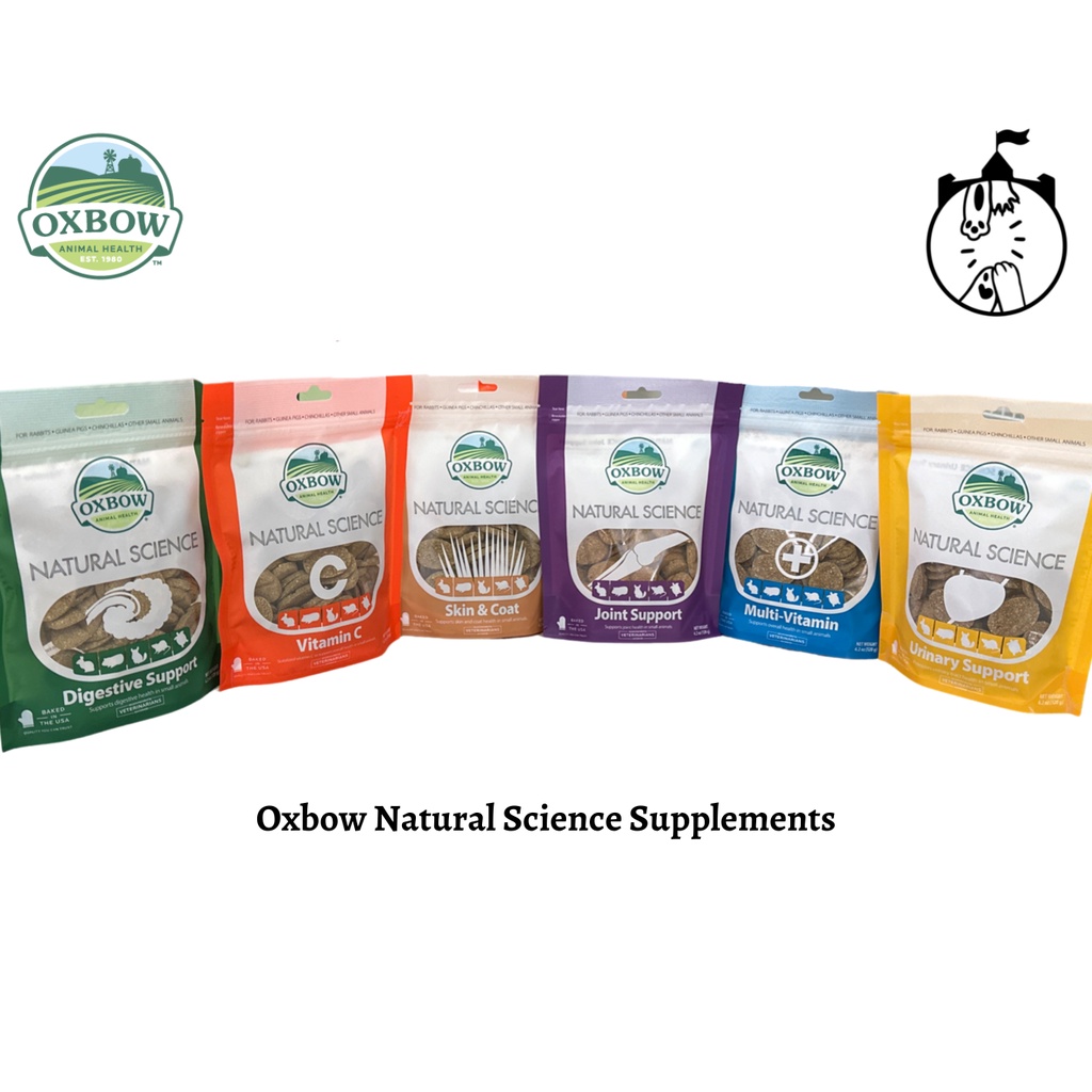 Oxbow Natural Science Support Hamster Guinea Pig Chinchilla Rabbit Supplement Food 爱宝功能性草饼仓鼠天竺鼠龙猫兔子保健食品