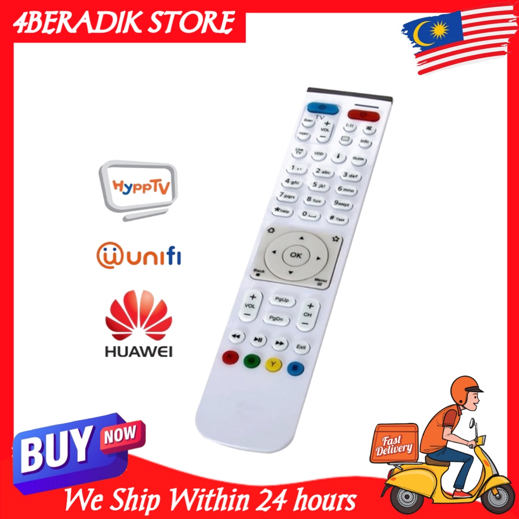 Remote Control For HyppTV Unifi TV EC6106V5 EC6108V8 EC2108E Shopee