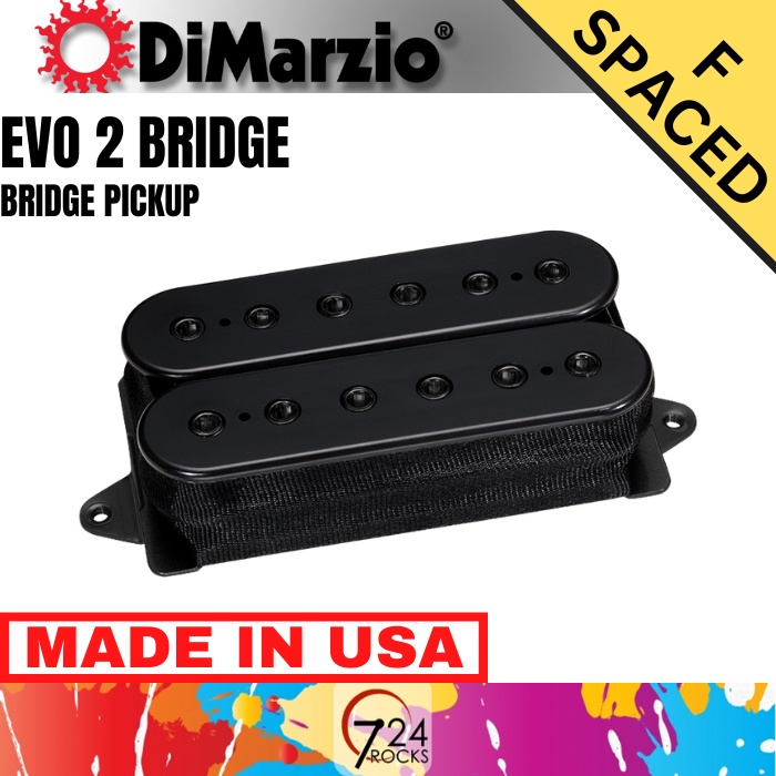 DiMarzio EVO2 Bridge F-Spaced Black DP215F アクセサリー・パーツ