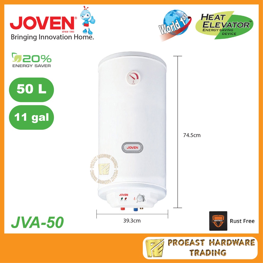 Joven [ JVA50 ] 25L (5.5gal) Isolation Barrier Instant Water Heater