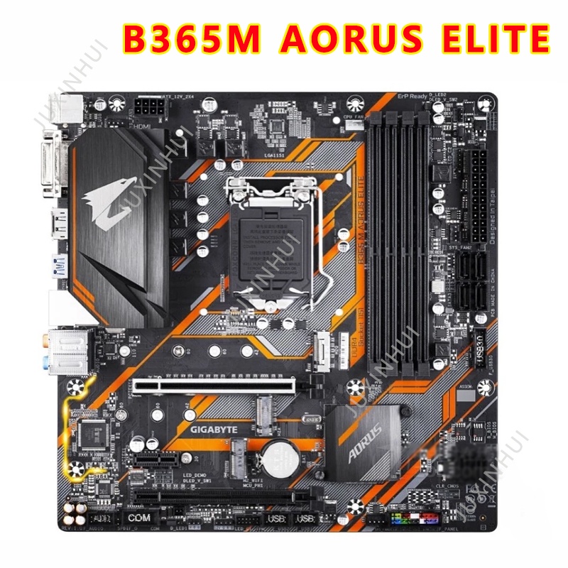 GIGABYTE B365M AORUS ELITE Micro ATX Intel B365 M.2 SSD New 64G Double ...