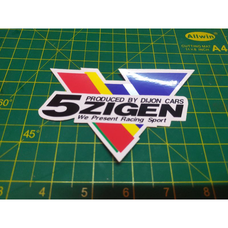 Sticker 5 Zigen Djon Cars honda mitsubishi proton perodua japan JDM ...