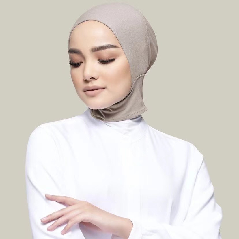 Full Cover Inner Muslim Cotton Hijab Cap Inner Warda Tali Tudung Under Cap Full Over Snowcap 9254