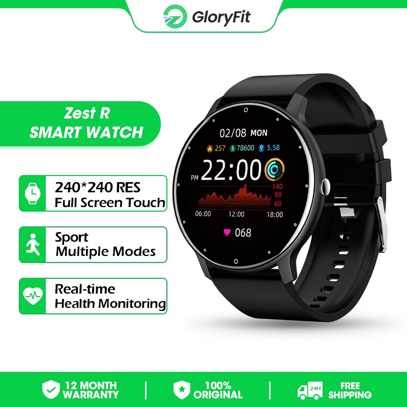 GloryFit Waterproof Women Men Sport Fitness Sleep Heart Rate Monitor Smart  Watch For IOS Android | Shopee Malaysia