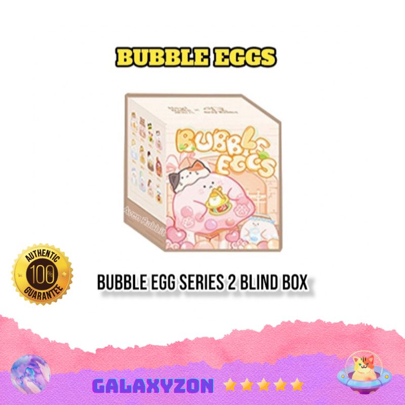 [100 AUTHENTIC] BUBBLE EGGS SERIES 2 BLIND BOX 1SET RANDOM UNOPENED